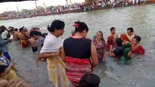 Haridwar ganga snan [upl. by Aihsirt]