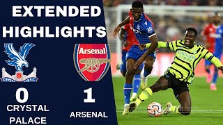 Crystal Palace 0  1 Arsenal  Post Match Analysis  Extended Highlights 2023 EPL Odegaard Goal [upl. by Afatsuom73]