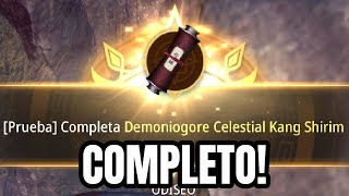 GUIA COMPLETA MAESTRO INCOMPARABLE  DEMONIOGORE CELESTIAL KANG SHIRIM  PERGAMINO 6  MIR4 [upl. by Enitnemelc295]