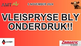 Vleispryse Bly Onderdruk  5 Nov 2024 [upl. by Ettener142]