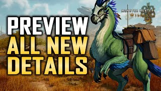 Monster Hunter Wilds New Gameplay Details Mount Monsters Weapons Characters Combat Options [upl. by Aniteb493]