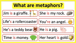 What are metaphors 🤔  Metaphors in English  Learn with examples [upl. by Rosenzweig]