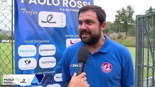 Interviste  Memorial Paolo Rossi 2024 Jacopo Poggesi  ACF Arezzo Team Manager [upl. by Demaria559]