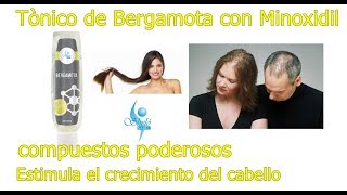 TÓNICO DE BERGAMOTA CON MINOXIDIL [upl. by Zsuedat]