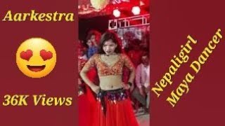 Mishir ji tu ta bata bada thanda Viral Aarkestra Nepali girl mayaDance song by  Bole To Ringtone [upl. by Enajyram21]