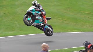 Cadwell Park Crashes amp Highlights British Superbikes BSB 26823 [upl. by Tuchman]