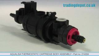 TRADING DEPOT Aqualisa Thermostatic Cartridge Body Assembly Part no 214004 [upl. by Ecnar]