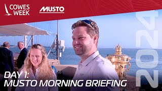 Musto Morning Briefing  Day 1  Saturday 27th July [upl. by Laval]