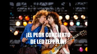 ¡El Peor Concierto de LED ZEPPELIN ¿Phil Collins tuvo La Culpa [upl. by Aiciles]