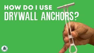 How to use drywall anchors [upl. by Eriam]