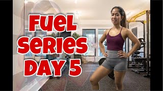 Dumbbell Cardio Workout  Fuel Series Day 5 [upl. by Elohc219]