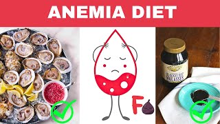 Anemic Diet Guide  The Top 10 Iron Rich Foods for Anemia Treatment  Iron Deficiency [upl. by Stroup786]