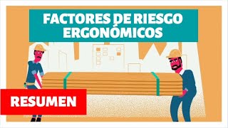 FACTORES DE RIESGOS ERGONÓMICOS  RESUMEN  RIESGOS LABORALES  Yanela Edith [upl. by Winstonn828]