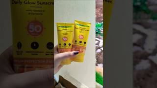 mamaearth vitamin c sunscreen mamaearth sunscreen unboxing [upl. by Aicinet]