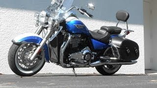 2014 All New Triumph Thunderbird LT Ride Video Gulf Coast Motorcycles Ft Myers FL [upl. by Ahsinnor]