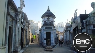 Cementerio de la Recoleta  Buenos Aires Argentina HD [upl. by Glavin845]