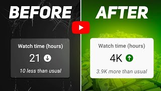 How to Complete 4000 Hours Watch Time on YouTube FAST [upl. by Enitsed905]