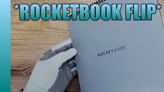 Rocketbook Flip Reusable Notebook Unboxing HowTo amp Review [upl. by Silsbye397]