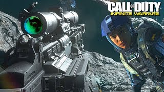 Call of Duty Infinite Warfare Space Sniper Mission Gameplay PC [upl. by Maghutte494]