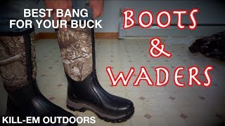 Tidewe Waders amp Boots Review [upl. by Langelo]