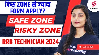 RRB Technician Total Form Filling 2024  Risky Zone  RRB Technician Safe Zone 2024  Garima Maam [upl. by Durkin286]