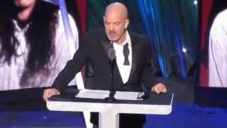 REMs Michael Stipe inducts Nirvana into Rock amp Roll Hall of Fame his Complete Speech 41014 [upl. by Ramah]