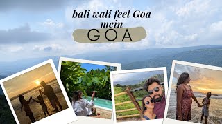 Bali feeling in goa🏖️ banglore to goa by car pool and jacuzzi villa azora by ayatana goa monsoon goa [upl. by Enaelem]