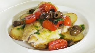 Filetto di orata alla mediterranea  Chef Alessandro Dehò  Saporie [upl. by Aihseyt]