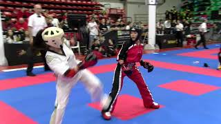 Carol Scacchi v Keila Mejia Pointfighting Cup 2018 [upl. by Janyte]