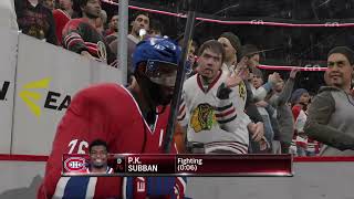 Montreal Canadiens  Chicago Blackhawks NHL 15 2nd Period [upl. by Niamor]