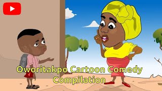 Oworitakpo Cartoon Comedy Compilation  Nigeria Funny Animation [upl. by Zanas937]