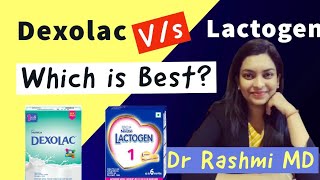 lactogen vs dexolac Best Formula Milk For Babies in India I babycarelive [upl. by Magdau]