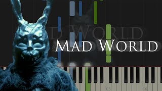 Mad World  Donnie Darko  Piano Tutorial [upl. by Constant]