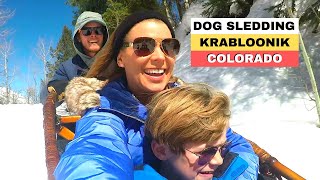 Dog Sledding Mushing In Aspen Colorado Krabloonik Sled Dogs [upl. by Valerle]