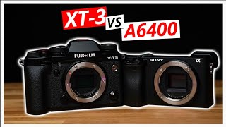 Fujifilm XT3 VS Sony A6400 [upl. by Eeralih]