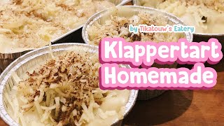 Resep Klappertaart Homemade Tanpa Oven  No Bake Klappertaart Recipe [upl. by Ahseek]