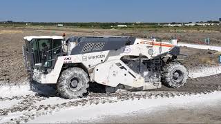 WIRTGEN Soil Stabilizer from KirbySmith Keeps Chris Harp Construction on Schedule amp on Budget [upl. by Adnomar]