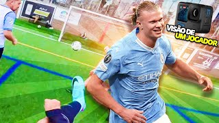 UM DIA DE FUTEBOL AMADOR NA VISÃO DE HAALAND DO MANCHESTER CITY [upl. by Flatto]