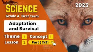 Grade 4  Science  Unit 1  Concept 1  Lesson 2  Part 22  Types of Adaptations [upl. by Enohs]