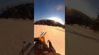 Skiing Teton Pass at Sunset [upl. by Abehsat]