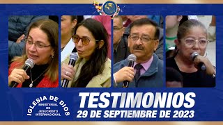 Testimonios 29 de septiembre de 2023  Iglesia de Dios Ministerial de Jesucristo Internacional [upl. by Emolas]