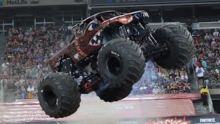 Monster Jam East Rutherford 2024 Brutus Freestyle [upl. by Aowda17]