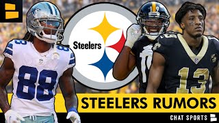 Steelers WR Targets If They DON’T Land Brandon Aiyuk Ft CeeDee Lamb Michael Thomas  Steelers News [upl. by Enilecram]