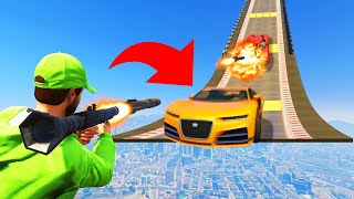 DESTROY The Car Before It HITS YOU GTA 5 Funny Moments [upl. by Opaline]