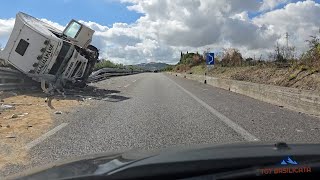 TG7 Basilicata News Incidente sulla Candela Foggia muore il conducente del TIR [upl. by Nnahgiel]