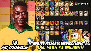 TIERLIST MEJORES MEDIOCAMPISTAS OFENSIVOS quotMCOquot EN FC MOBILE 24 😲 DEL PEOR AL MEJOR OFENSIVO [upl. by Tarrel]