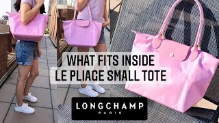 What Fits Inside the Longchamp Le Pliage Tote SMALL size 💕 You’ll be surprised 😊 [upl. by Berfield]