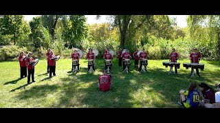 Kutztown University Drumline  In The Lot 10624 [upl. by Laundes]