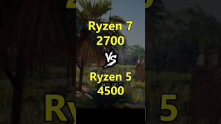 Ryzen 7 2700 vs Ryzen 5 4500 Test in Games [upl. by Wendell]