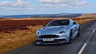 A Slice of Skyfall on Waskerley Way  Driving our 2014 Aston Martin Vanquish [upl. by Tenner]